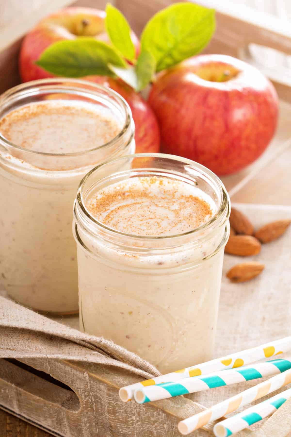 Cholesterol Lowering Apple Cinnamon Smoothie