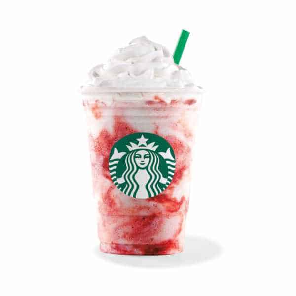 Starbucks Strawberries And Cream Frappuccino